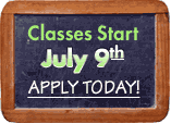 Classes Begin July 9, 2006. Apply Today!