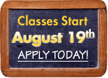 Classes Begin July 15, 2007. Apply Today!