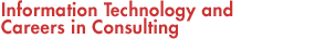 Information Technology and Careers in Consulting